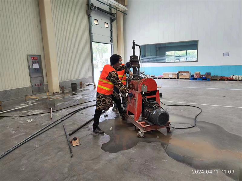 麻章厂房地面下沉塌陷注浆加固施工